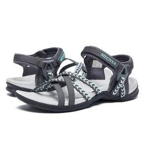 lot 14061 image: MEGNYA Womens Arch Support Athletic Sandals Grey Mint Size 7.5