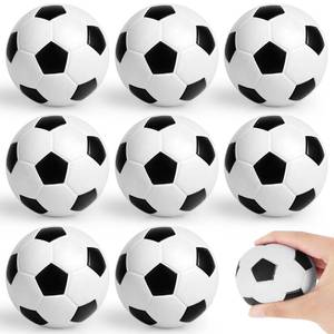 lot 14087 image: Atiloy 9 Pack Mini Soccer Stress Balls 2.5 Inch Foam Sport Balls