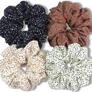 lot 14165 image: IVARYSS Extra Large Satin Hair Scrunchies 6 Inch 4 Pack