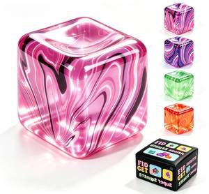 lot 14176 image: Drephere Fidget Toy Squishy Stress Cube 2.2 Inch 1 Pack