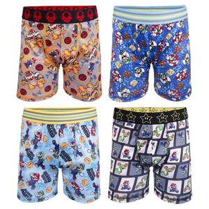 lot 14407 image: Nintendo Super Mario Kids Boxer Briefs Size 10 Mario Luigi Toad Yoshi
