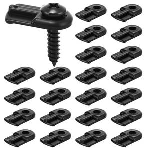 lot 14409 image: Blulu 24 Pack Flush Window Screen Clip 1316 x 12 in Black Retainer