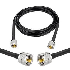 lot 14425 image: Superbat CB Coax Cable RG8X 6ft UHF PL259 Male to Male 50 Ohm