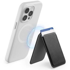 lot 14431 image: MOFT MagSafe Wallet Card Holder Phone Stand Jet Black For iPhone 12-16 Series