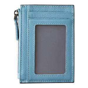 lot 14457 image: Ilovever Slim Leather RFID Blocking Wallet for Women Card Holder Blue