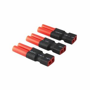 lot 14465 image: OliYin HXT 4.0mm Male to T-Plug Female RC Battery Connector Adapter (3 Pack)