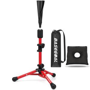 lot 17598 image: BaseGoal Youth Baseball Batting Tee Adjustable Height 22.2-35 In