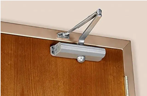 lot 9909 image: Norton 1601 Series Door Closer, Tri-Style (Regular, top jamb, or Parallel arm), Non-Handed, Size 1-6, Cast Aluminum (1601-689)