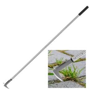 lot 1254 image: BARAYSTUS Crack Weeder Manual L-Shaped Weeding Tool 55-Inch Handle