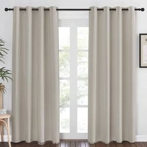 lot 1261 image: NICETOWN Blackout Curtain Panel 52 x 84 Inch Thermal Insulated Grommet
