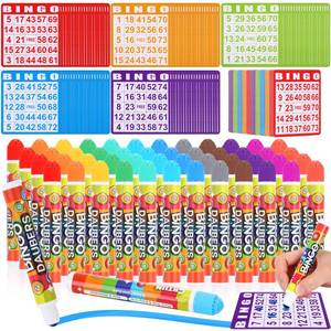 lot 1291 image: Bingo Cards Dot Daubers Set 148 Pack 4.72 x 5.12 Inch