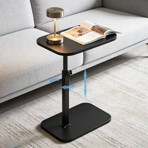 lot 1313 image: Vorriop C-Shaped Pedestal Side Table Adjustable Height 360° Rotating Top
