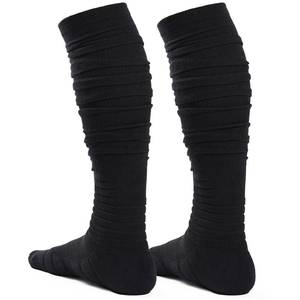 lot 2022 image: Dingcooler Football Socks Long Ankle Padded Athletic Socks 1 Pair