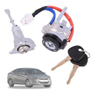 lot 2887 image: Getfarway Car Lock Cylinder Set for Hyundai Elantra 2011-2015 1.8L 2.0L