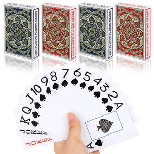 lot 2924 image: Metsyth Waterproof Plastic Playing Cards 4 Pack Jumbo Large Print