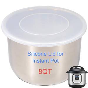 lot 2938 image: MIRUMIO Silicone Lid for Instant Pot 8 Quart (10.23 Inch) Replacement Cover