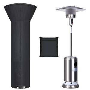 lot 2946 image: Hualedi Patio Heater Cover Waterproof 89in H x 33in Dome x 19in Base