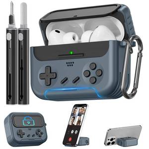 lot 2984 image: Inesore AirPods Pro 3 Case Black Cover With Cleaning Kit And Keychain