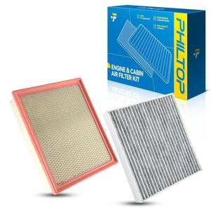 lot 5386 image: PHILTOP Engine & Cabin Air Filter Kit Toyota Tundra Sequoia CA11895 CF10285