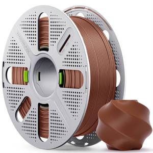 lot 5401 image: MarsWork PLA Basic 3D Printing Filament 0.069in 2.2lb Brown Bambu Lab