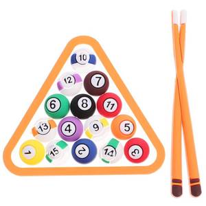 lot 6105 image: Toddmomy Billiard Cake Toppers 8cm Soft Silicone Pool Ball Set