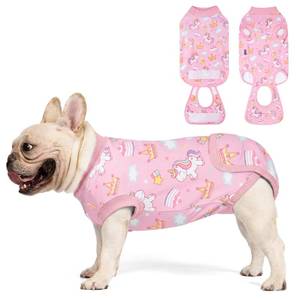 lot 6138 image: Cyeollo Dog Recovery Suit Surgical Onesie Unicorn Size M