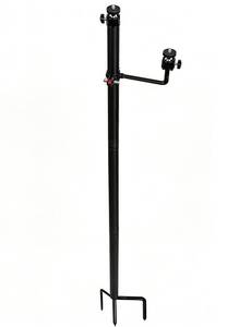 lot 7873 image: Xtellar Trail Camera Stand Mount with Solar Panel Holder 40 to 56 In