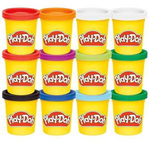 lot 7892 image: Play-Doh Modeling Clay Bulk 12-Pack 4 oz Cans Winter Wonders