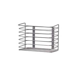 lot 7893 image: Household Essentials Door Mount Cabinet Organizer Steel Wire Basket Nickel