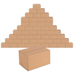 lot 7922 image: Edenseelake Corrugated Shipping Boxes 7x5x4 Inches 50 Pack Brown