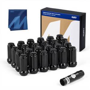 lot 7924 image: Orion Motor Tech Lug Nuts M14x1.5 Cone Seat 24 Pcs Set With Socket Key