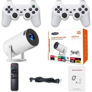 lot 7952 image: Coaptop Retro Game Console with Projector 4K X10 Plus