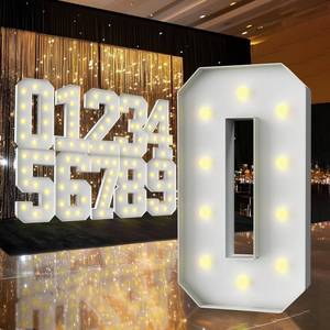 lot 7953 image: ZFUNBO Marquee Light Up Letters 3 Feet Tall