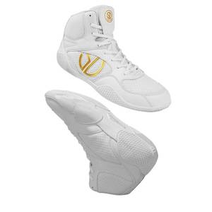 lot 7963 image: Mens Wrestling Shoes Lightweight Micro Suede White