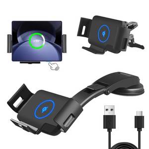 lot 8237 image: DOODBI Wireless Car Phone Charger Mount 15W Fast Charging Holder