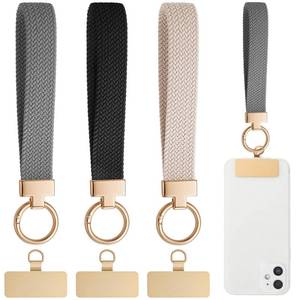 lot 8249 image: Bememo Phone Wrist Strap 3 Pcs Black White Gray