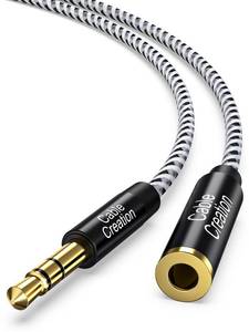 lot 8263 image: CableCreation 3.5mm Male to Female Stereo Audio Extension Cable 6 Ft