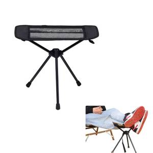 lot 8311 image: NIVERCE Universal Camping Chair Foot Rest Adjustable Height Folding Leg Rest
