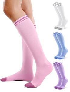 lot 8323 image: FITRELL Compression Socks 15-20 mmHg Women & Men 4 Pairs