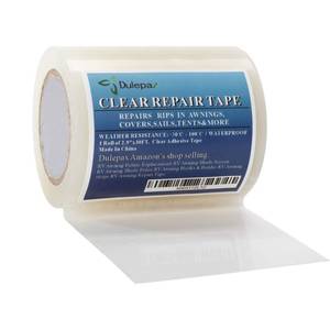 lot 8327 image: Dulepax Clear Repair Tape 30 Ft x 2.9 In Roll