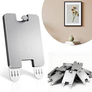 lot 8337 image: GearFusion Picture Hanging Hooks for Drywall 8 lb 8 Pcs