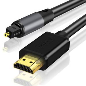 lot 8365 image: WLTASUY HDMI eARC to Optical Audio Adapter Cable 192kHz 4FT