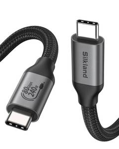 lot 8387 image: Silkland USB4 Thunderbolt 5 Cable 4FT 120Gbps 240W
