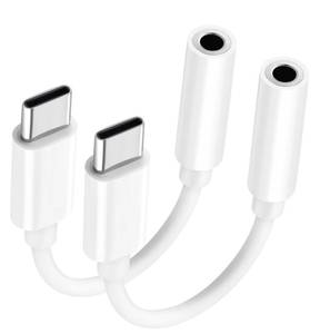lot 8432 image: COO&KOO USB-C to 3.5mm Audio Headphone Adapter 2 Pack