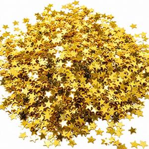 lot 8441 image: eBoot Gold Star Table Confetti PVC 1 oz