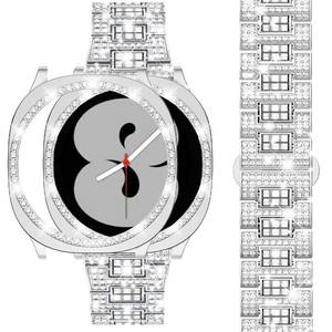 lot 8455 image: Dsytom Bling Watch Band for Samsung Galaxy Watch 98 40mm Women