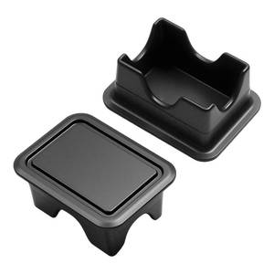 lot 8460 image: Lxsloet Truck Bed Stake Pocket Cover Plugs 2 Pcs Black Dodge Ram 1500 2019-2026