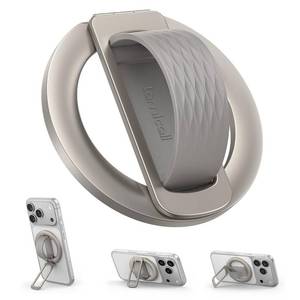 lot 8465 image: Lamicall Magnetic Phone Grip Holder with Silicone Finger Loop MagSafe