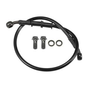 lot 8475 image: Motoforti Universal Braided Hydraulic Brake Hose 23.6 In M10x1.25 28 Degree