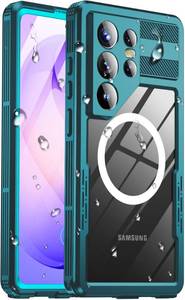 lot 8483 image: Haireca IP68 Waterproof Phone Case for Samsung Galaxy S26 Ultra Teal